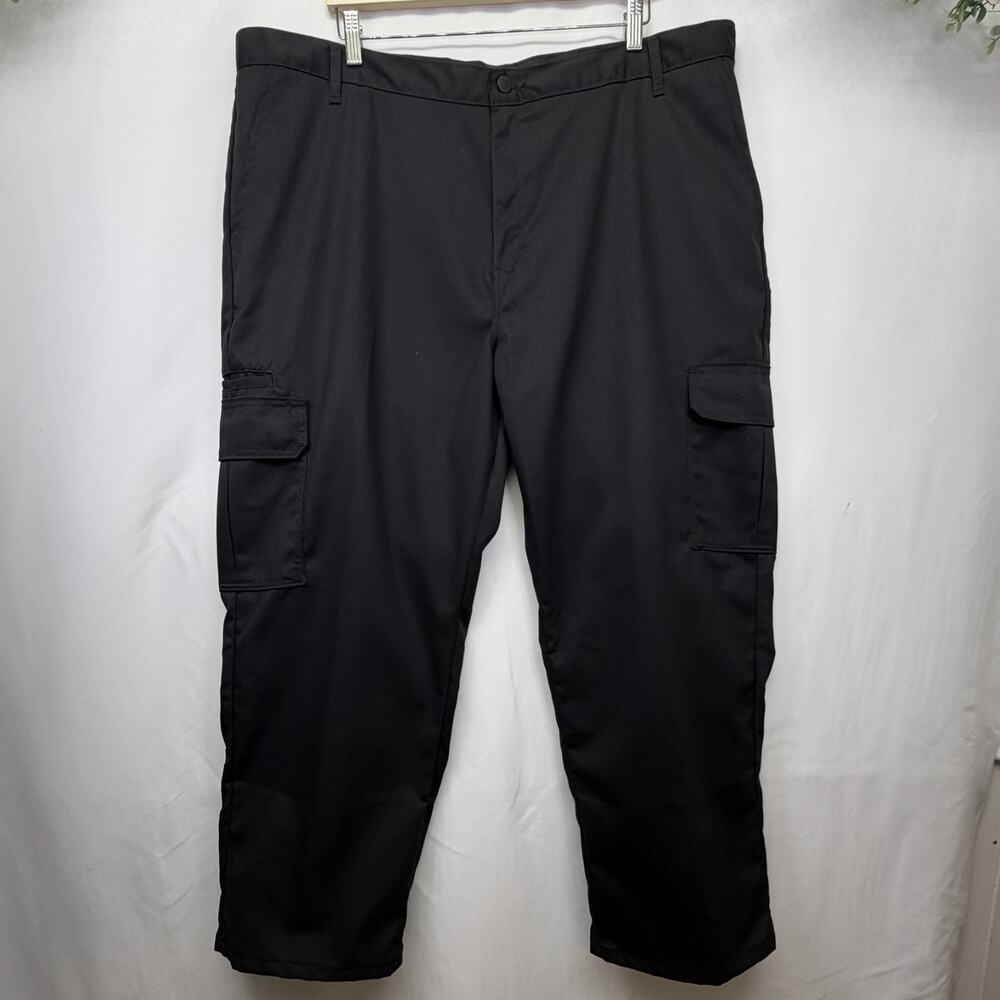 Genuine Dickies Men's 44X30 Regular Cargo Pants Straight Leg Black‎ GP338BK